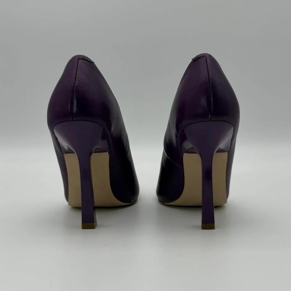 Steve Madden Sedona Purple Leather Western Pointed Toe Boots Women's Size 6‎ NWT